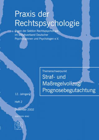 Praxis der Rechtspsychologie 2/2002