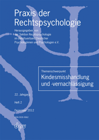 Praxis der Rechtspsychologie 2/2012