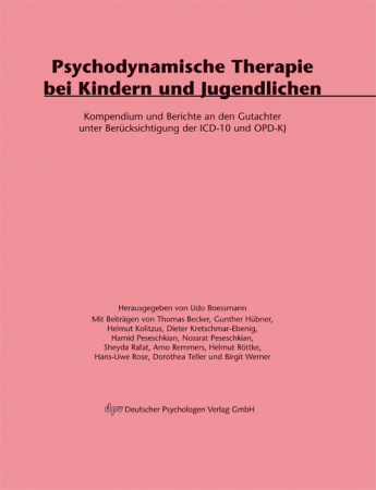 Psychodynamische Therapie bei Kindern und Jugendlichen